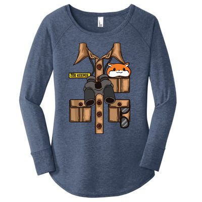 Zookeeper Safari Women's Perfect Tri Tunic Long Sleeve Shirt