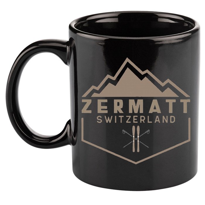 Zermatt Switzerland 11oz C Handle Ceramic Mug
