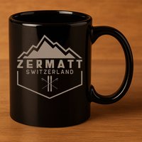 Zermatt Switzerland 11oz C Handle Ceramic Mug
