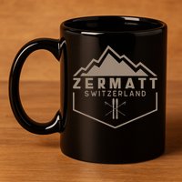 Zermatt Switzerland 11oz C Handle Ceramic Mug