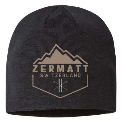 Zermatt Switzerland Sustainable Beanie