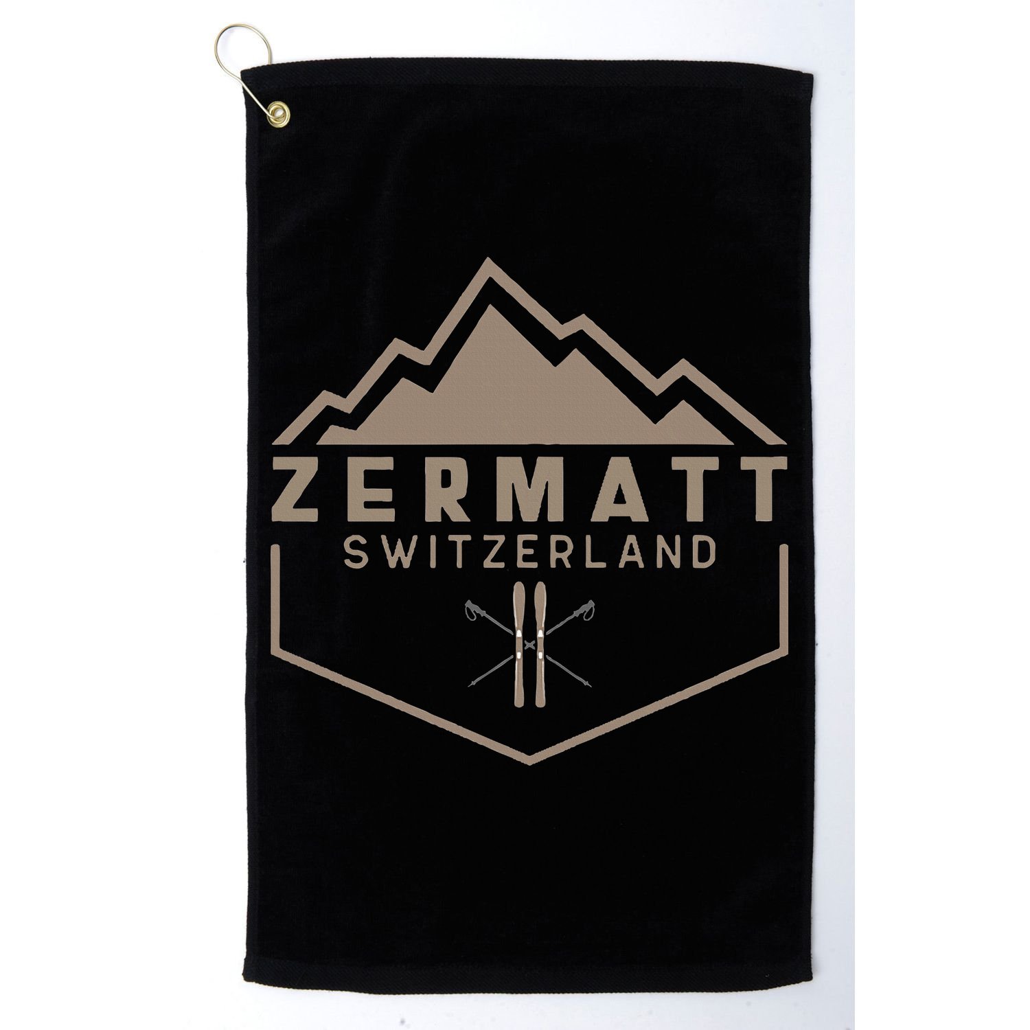 Zermatt Switzerland Golf Towel