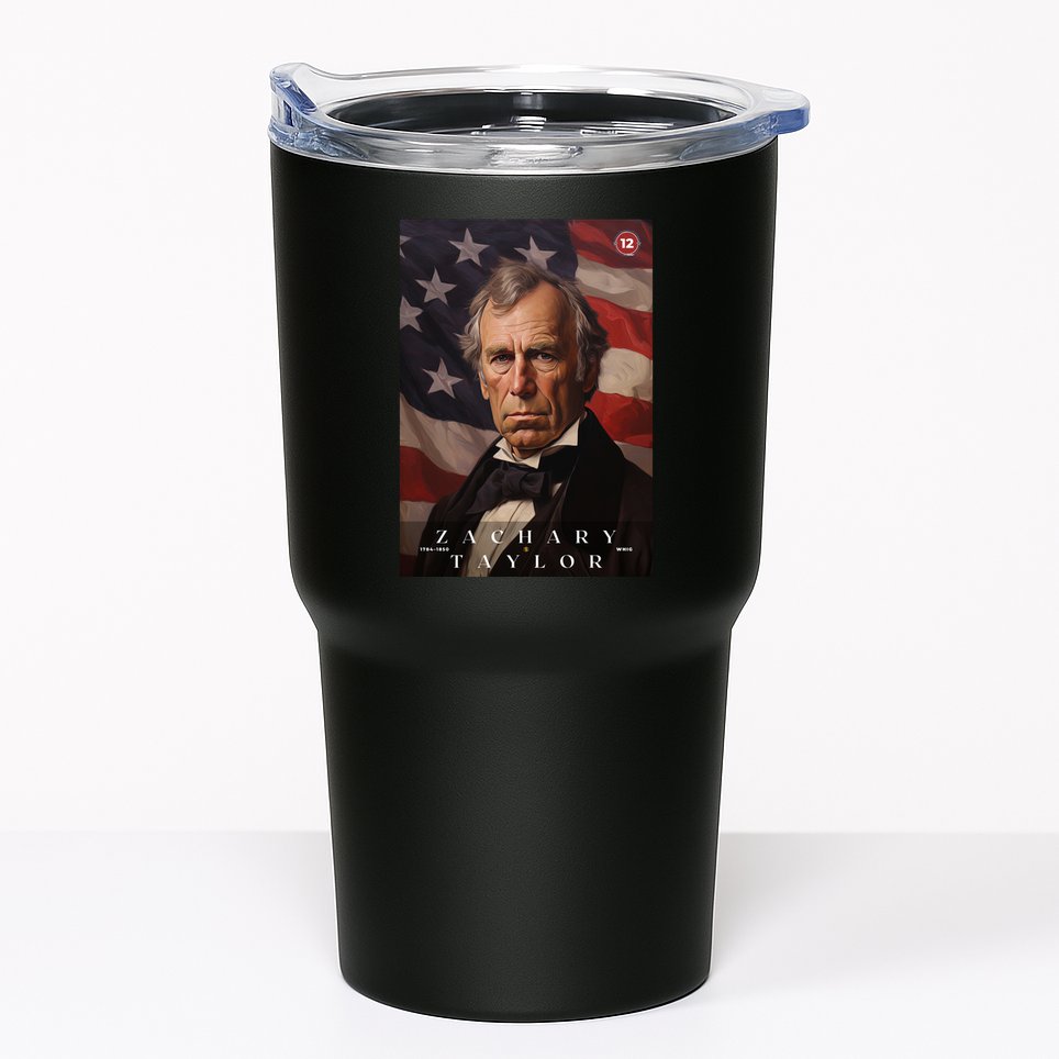 Zachary Taylor 12th President Of The United States Portrait Tumbler