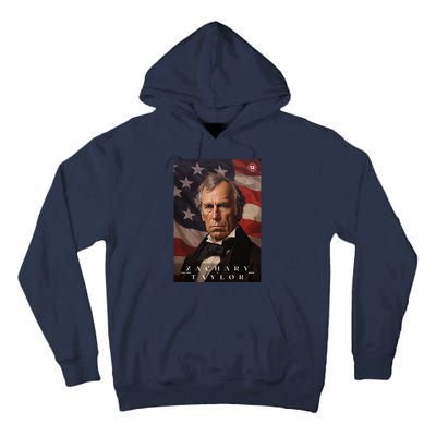 Zachary Taylor 12th President Of The United States Portrait Tall Hoodie