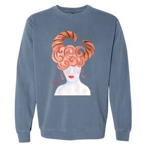 Zodiac Taurus Astrology The Bull Earth Gift Garment-Dyed Sweatshirt