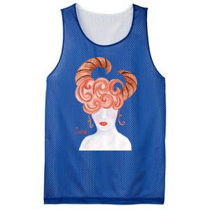 Zodiac Taurus Astrology The Bull Earth Gift Mesh Reversible Basketball Jersey Tank