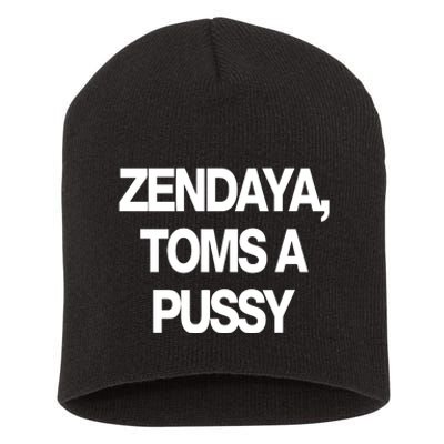 Zendaya Toms A Pussy Short Acrylic Beanie