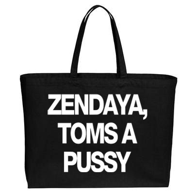 Zendaya Toms A Pussy Cotton Canvas Jumbo Tote