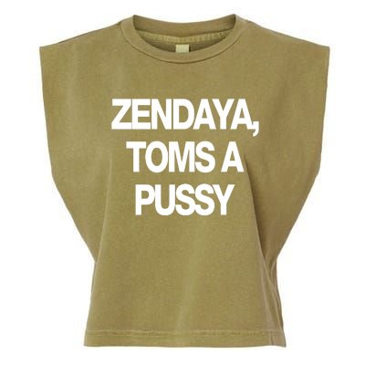 Zendaya Toms A Pussy Garment-Dyed Women's Muscle Tee