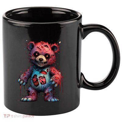 Zombie Teddy Bear 11oz C Handle Ceramic Mug