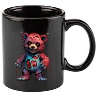 Zombie Teddy Bear 11oz C Handle Ceramic Mug