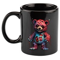 Zombie Teddy Bear 11oz C Handle Ceramic Mug