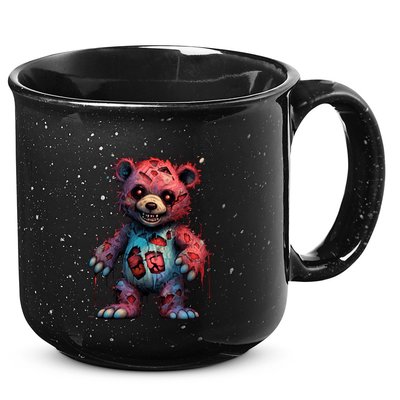 Zombie Teddy Bear 15oz Campfire Ceramic Mug