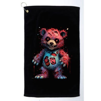 Zombie Teddy Bear Golf Towel