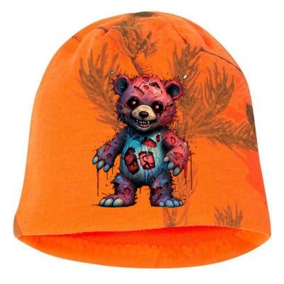 Zombie Teddy Bear Kati - Camo Knit Beanie