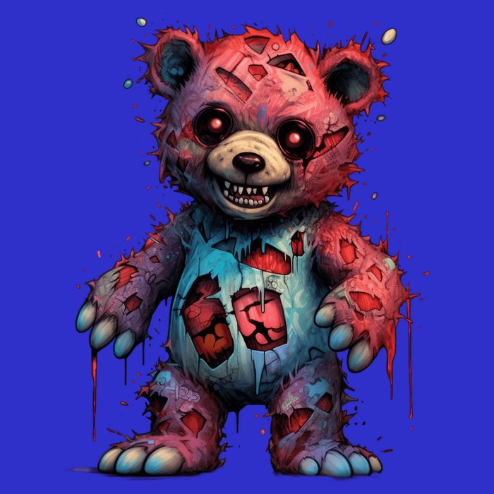 Zombie Teddy Bear T-Shirt