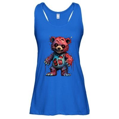 Zombie Teddy Bear Ladies Essential Flowy Tank
