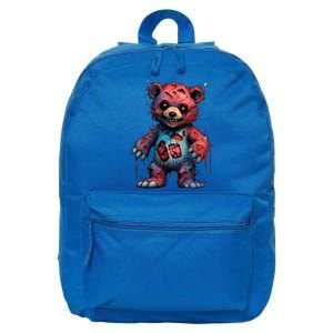 Zombie Teddy Bear 16 in Basic Backpack