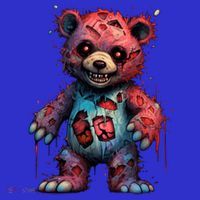 Zombie Teddy Bear Premium T-Shirt