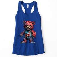 Zombie Teddy Bear Womens Tank Top