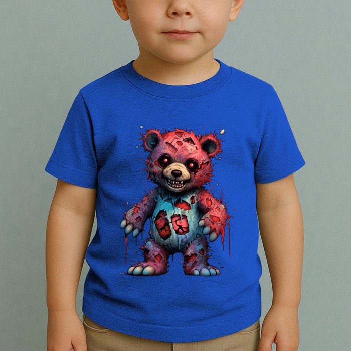 Zombie Teddy Bear Toddler T-Shirt
