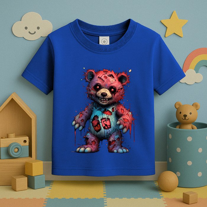Zombie Teddy Bear Toddler T-Shirt