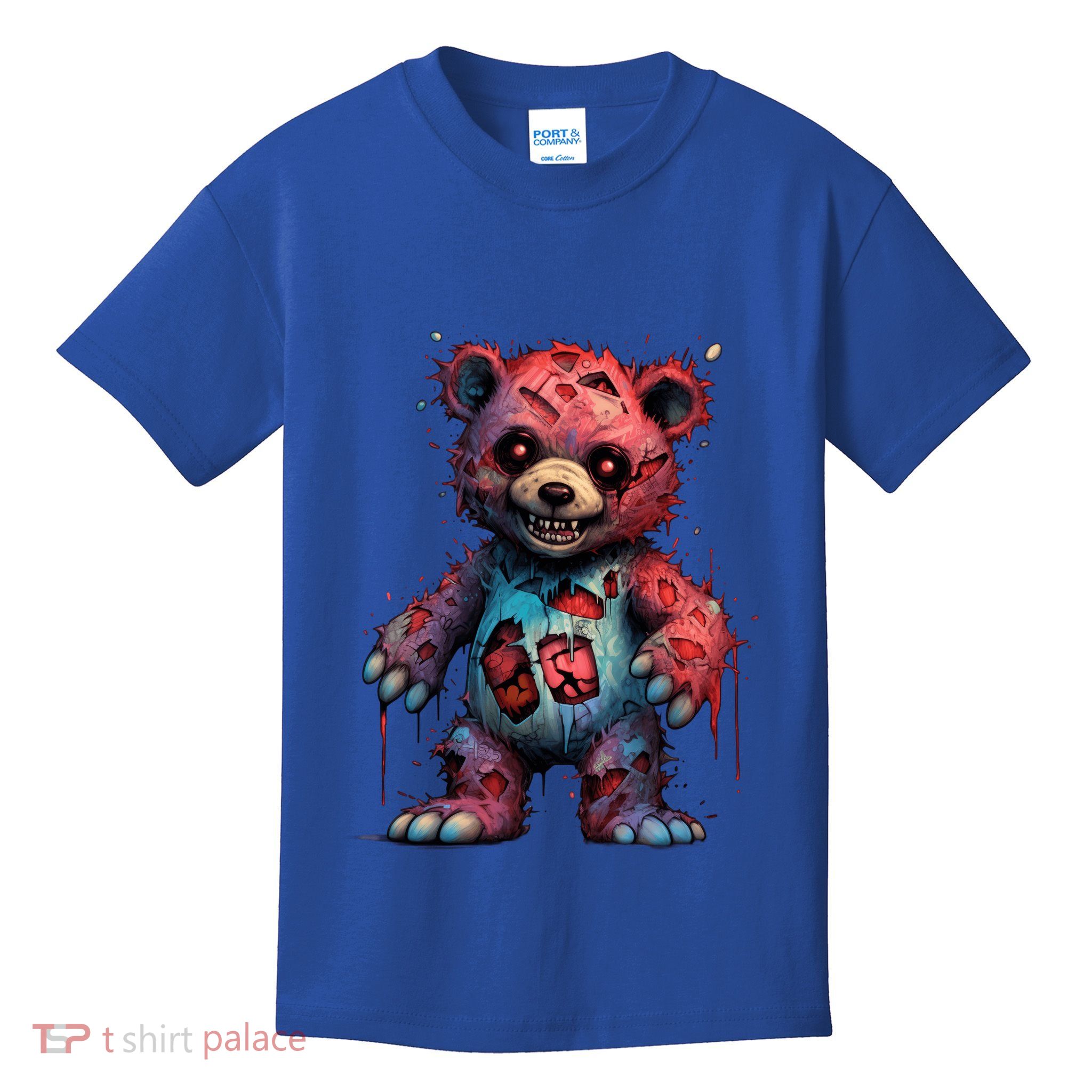 Zombie Teddy Bear Kids T-Shirt