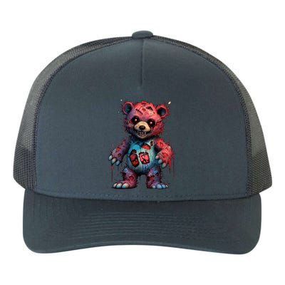 Zombie Teddy Bear Yupoong Adult 5-Panel Trucker Hat