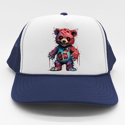 Zombie Teddy Bear Trucker Hat