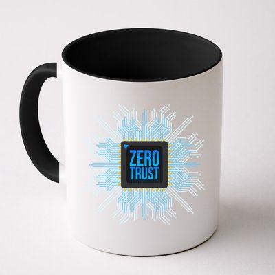 Zero Trust Cyber Security Hacking Programmer Developer Funny Gift Coffee Mug