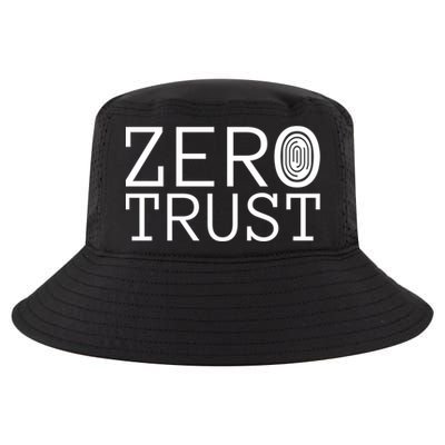 Zero Trust Cyber Security Hacking Programmer Developer Funny Gift Cool Comfort Performance Bucket Hat