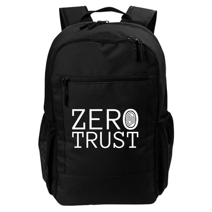 Zero Trust Cyber Security Hacking Programmer Developer Funny Gift Backpack