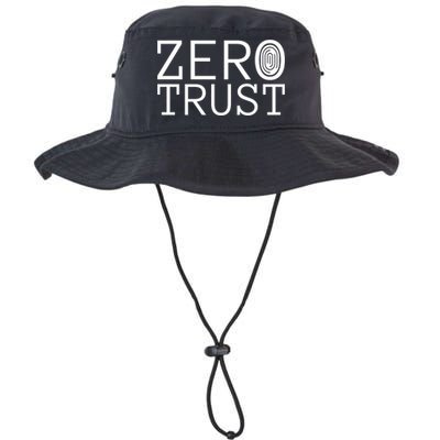 Zero Trust Cyber Security Hacking Programmer Developer Funny Gift Bucket Hat