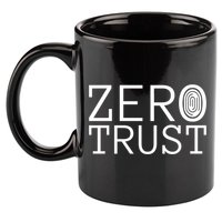 Zero Trust Cyber Security Hacking Programmer Developer Funny Gift 11oz C Handle Ceramic Mug