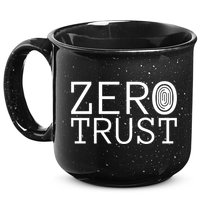 Zero Trust Cyber Security Hacking Programmer Developer Funny Gift 15oz Campfire Ceramic Mug