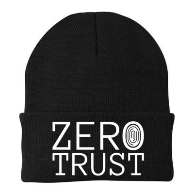 Zero Trust Cyber Security Hacking Programmer Developer Funny Gift Beanie