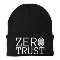 Zero Trust Cyber Security Hacking Programmer Developer Funny Gift Beanie