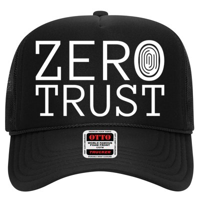 Zero Trust Cyber Security Hacking Programmer Developer Funny Gift Trucker Hat