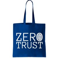 Zero Trust Cyber Security Hacking Programmer Developer Funny Gift Bag