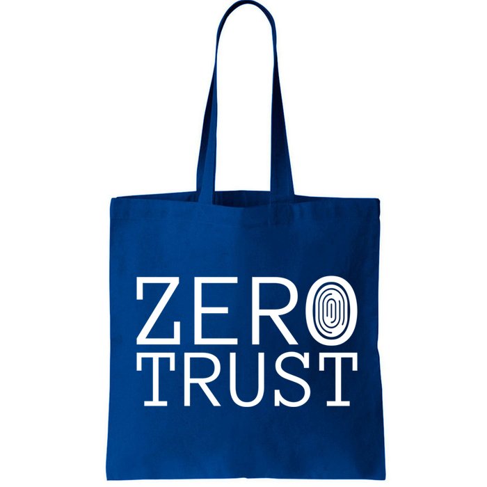 Zero Trust Cyber Security Hacking Programmer Developer Funny Gift Bag