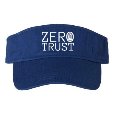 Zero Trust Cyber Security Hacking Programmer Developer Funny Gift Visor