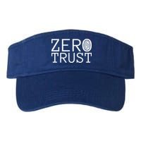 Zero Trust Cyber Security Hacking Programmer Developer Funny Gift Visor