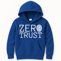 Zero Trust Cyber Security Hacking Programmer Developer Funny Gift Kids Hoodie