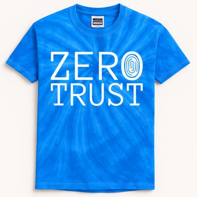Zero Trust Cyber Security Hacking Programmer Developer Funny Gift Kids Tie-Dye T-Shirt