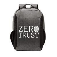 Zero Trust Cyber Security Hacking Programmer Developer Funny Gift Vector Backpack