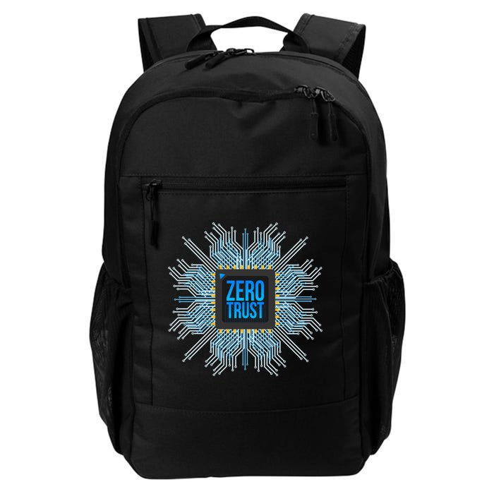 Zero Trust Cyber Security Hacking Programmer Developer Funny Gift Backpack