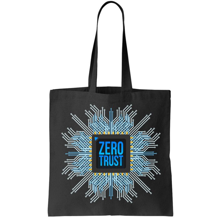 Zero Trust Cyber Security Hacking Programmer Developer Funny Gift Bag