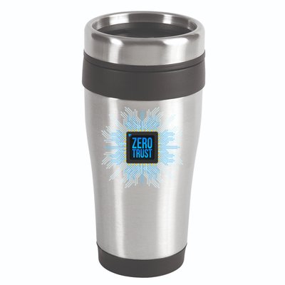 Zero Trust Cyber Security Hacking Programmer Developer Funny Gift 16oz Travel Tumbler