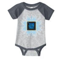 Zero Trust Cyber Security Hacking Programmer Developer Funny Gift Infant Baby Jersey Bodysuit