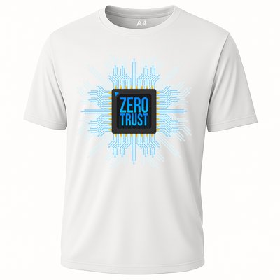 Zero Trust Cyber Security Hacking Programmer Developer Funny Gift Performance Shirt